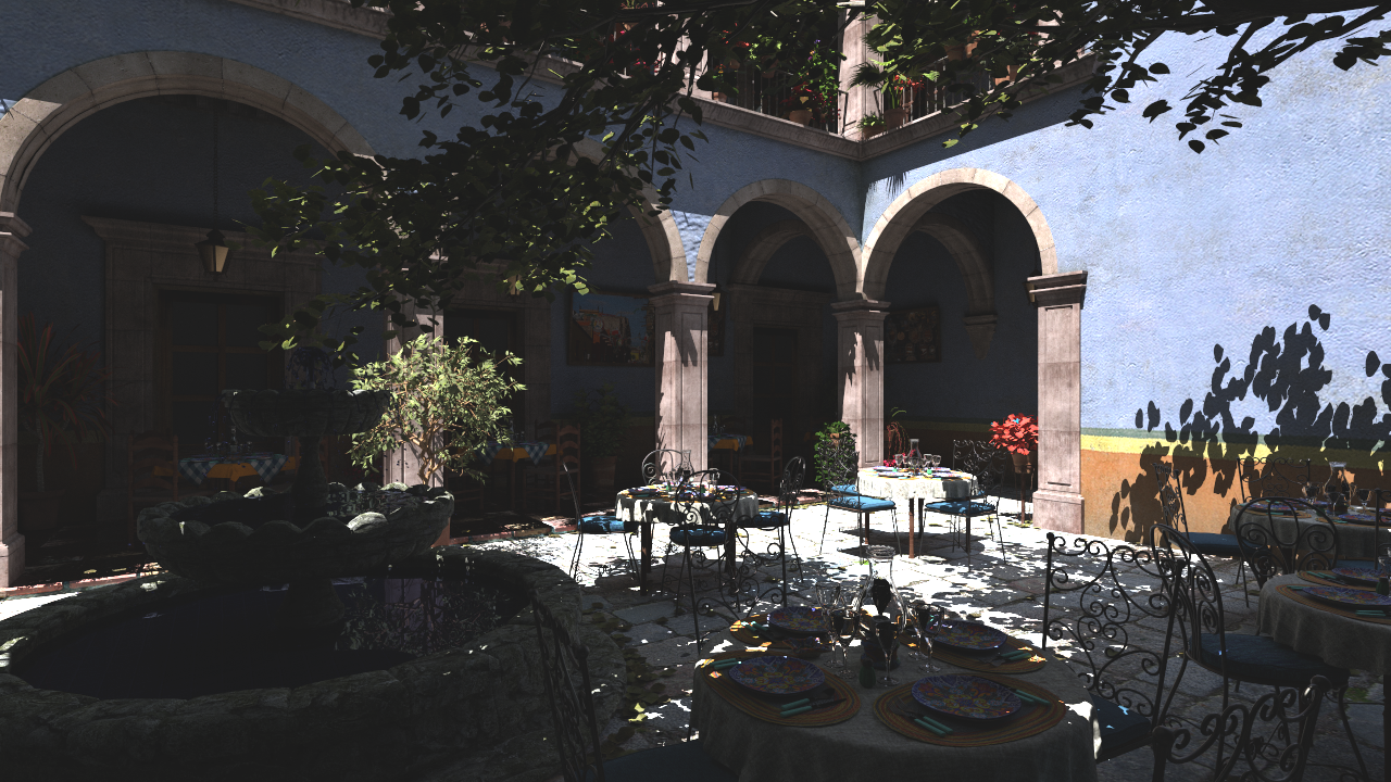 Reference image of the San Miguel scene